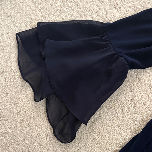 Source Unknown Navy Bell-Sleeve Shift Dress - Picture 2 of 3